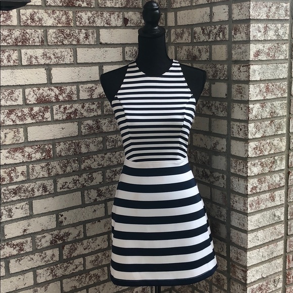 Abercrombie & Fitch Dresses & Skirts - Abercrombie & Fitch Blue and White Striped Dress